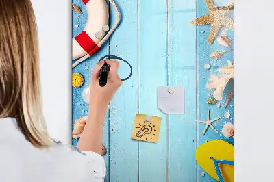 Magnettafel zum Schreiben Set für Strandliebhaber