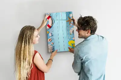 Magnettafel zum Schreiben Set für Strandliebhaber