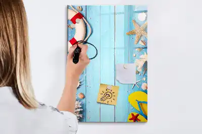 Magnettafel zum Schreiben Set für Strandliebhaber