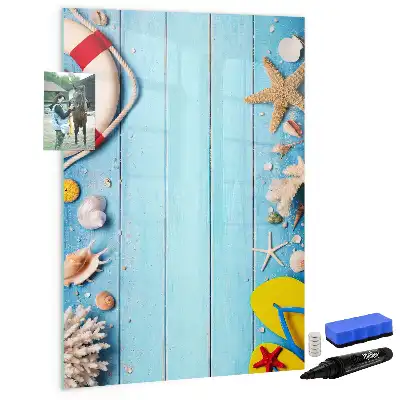 Magnettafel zum Schreiben Set für Strandliebhaber