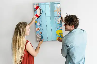 Magnettafel zum Schreiben Set für Strandliebhaber