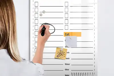 Magnettafel beschreibbare To-Do-Liste