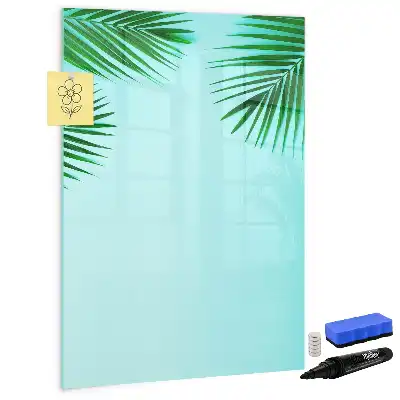 Magnettafel zum Schreiben Motiv Palmenblätter