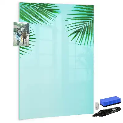 Magnettafel zum Schreiben Motiv Palmenblätter