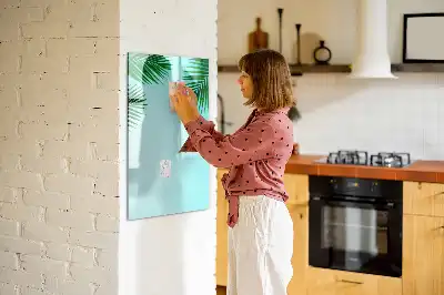 Magnettafel zum Schreiben Motiv Palmenblätter