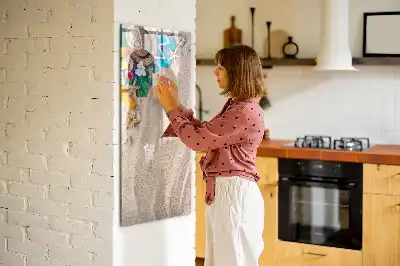 Magnettafel zum Schreiben mit Sandstrand-Motiv