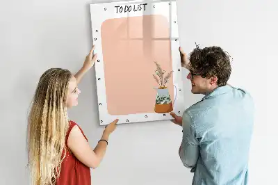 Magnettafel zum Schreiben To-Do-Liste