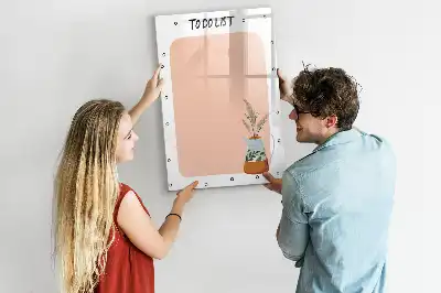 Magnettafel zum Schreiben To-Do-Liste