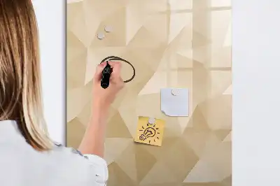 Magnettafel zum Schreiben Motiv Dreieck Abstraktion