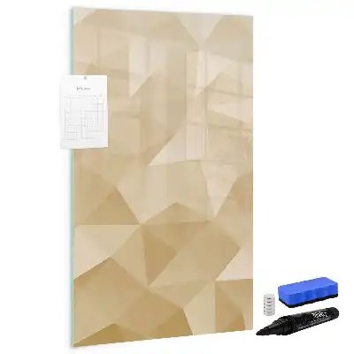 Magnettafel zum Schreiben Motiv Dreieck Abstraktion