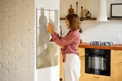 Magnettafel zum Schreiben Motiv Dreieck Abstraktion