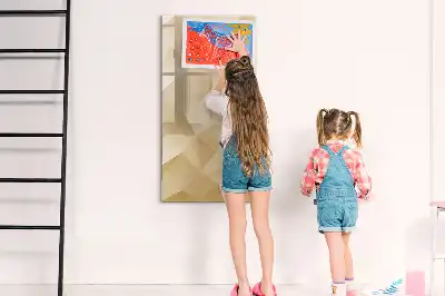Magnettafel zum Schreiben Motiv Dreieck Abstraktion