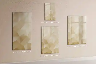 Magnettafel zum Schreiben Motiv Dreieck Abstraktion