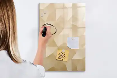 Magnettafel zum Schreiben Motiv Dreieck Abstraktion