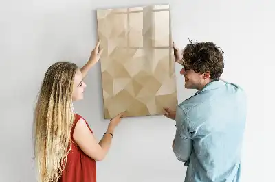 Magnettafel zum Schreiben Motiv Dreieck Abstraktion