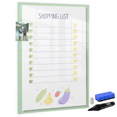 Magnetische Einkaufsliste beschreibbare Magnettafel