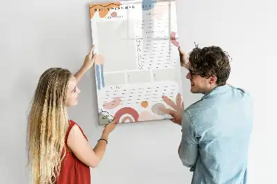 Tagesplaner als beschreibbare Magnettafel