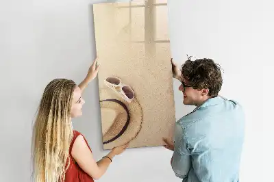 Magnettafel zum Schreiben Sandbank