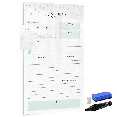 Magnettafel zum Schreiben Tagesplan