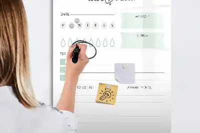 Magnettafel zum Schreiben Tagesplan