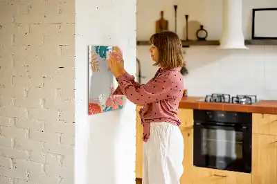 Magnettafel zum Schreiben Motiv Sommerblume