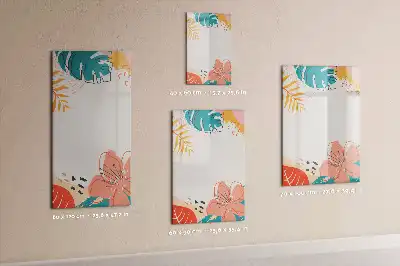 Magnettafel zum Schreiben Motiv Sommerblume
