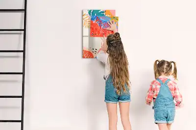 Magnettafel zum Schreiben Motiv Sommerblume