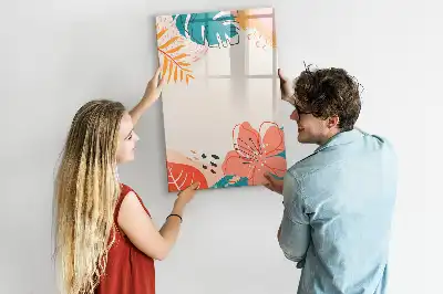 Magnettafel zum Schreiben Motiv Sommerblume