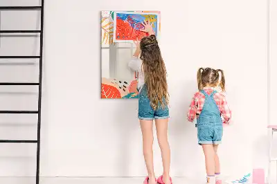 Magnettafel zum Schreiben Motiv Sommerblume