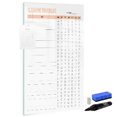 Putzliste beschreibbare Magnettafel
