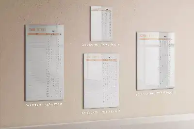 Putzliste beschreibbare Magnettafel