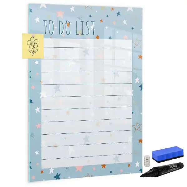 Magnettafel zum Schreiben als To-Do-Liste