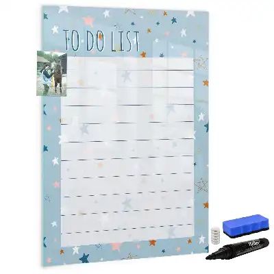 Magnettafel zum Schreiben als To-Do-Liste