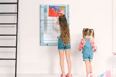 Magnettafel zum Schreiben als To-Do-Liste