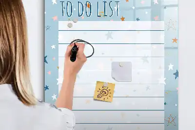Magnettafel zum Schreiben als To-Do-Liste