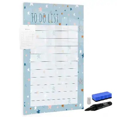 Magnettafel zum Schreiben als To-Do-Liste
