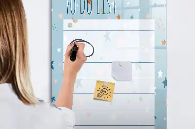 Magnettafel zum Schreiben als To-Do-Liste