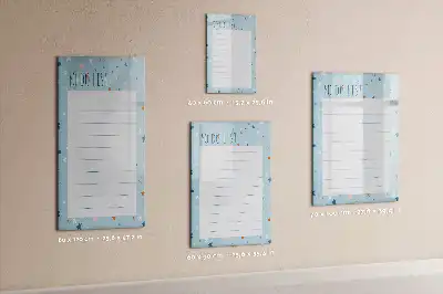 Magnettafel zum Schreiben als To-Do-Liste