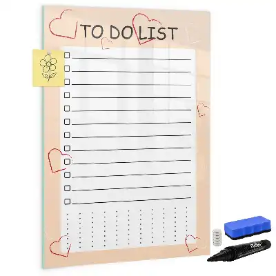 Magnettafel beschreibbare To-Do-Liste