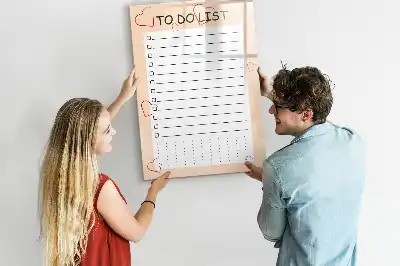 Magnettafel beschreibbare To-Do-Liste