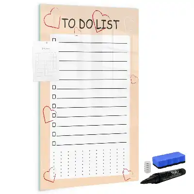 Magnettafel beschreibbare To-Do-Liste