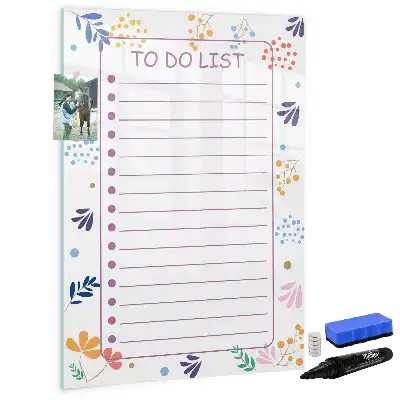 Magnettafel zum Schreiben als To-Do-Liste