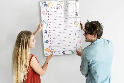 Magnettafel zum Schreiben als To-Do-Liste