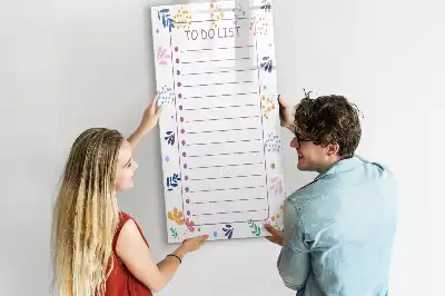 Magnettafel zum Schreiben als To-Do-Liste