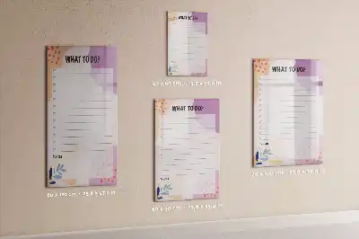 Aufgabenliste beschreibbare Magnettafel