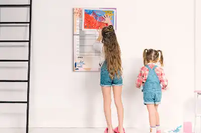 Aufgabenliste beschreibbare Magnettafel