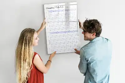 Putzplan magnetisch und beschreibbar