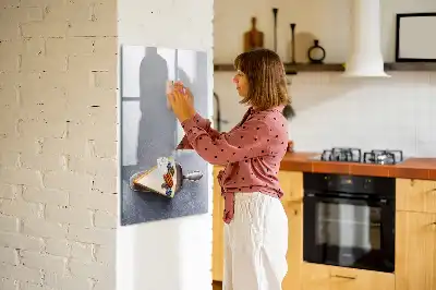 Magnettafel zum Schreiben in Kuchenstück-Form