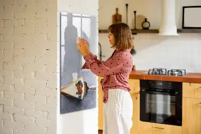 Magnettafel zum Schreiben in Kuchenstück-Form