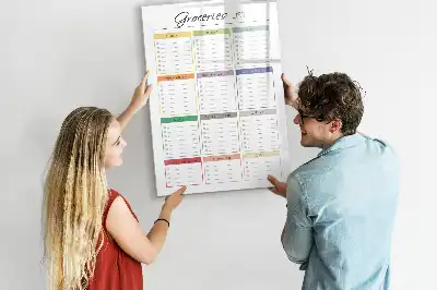 Magnetische Einkaufsliste beschreibbare Tafel